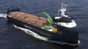 Contrato de socios noruegos para el primer transportista de madera alimentado por amoníaco